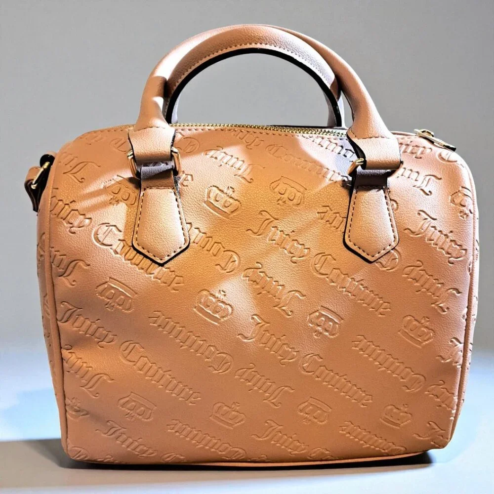 Juicy Couture Not Your Babe Shoulder Satchel Dusty Blush Pink NWT